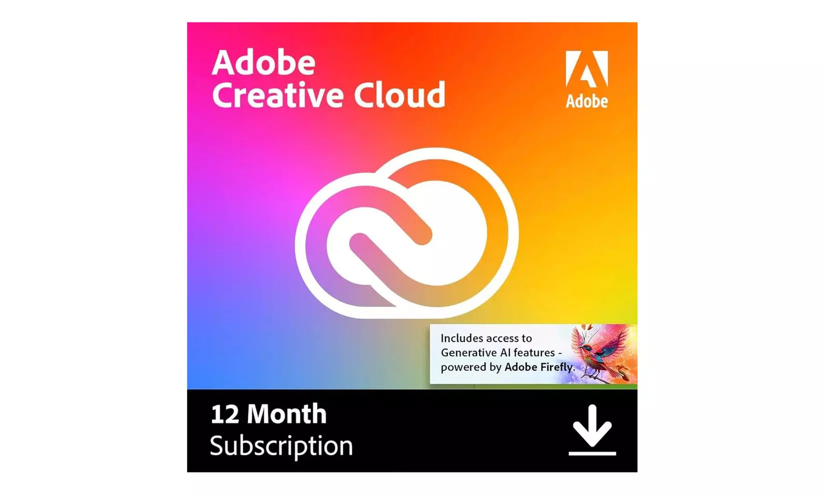 Adobe Creative Cloud - 1 Year Subscription for mac/pc service